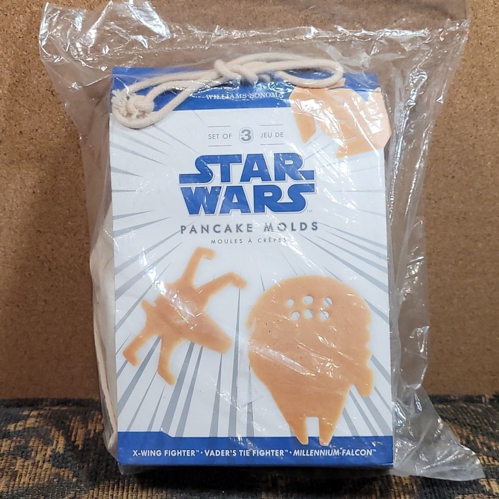 William Sonoma Exclusive Star Wars Pancake Molds-NIP